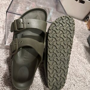 Birkenstock Olive Green Sandals- never worn